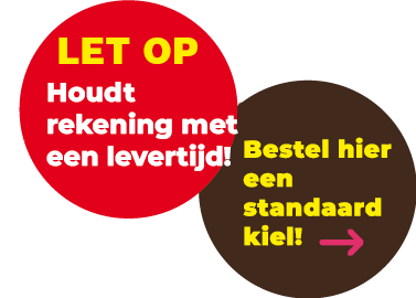 Let op - Levering met een levertijd